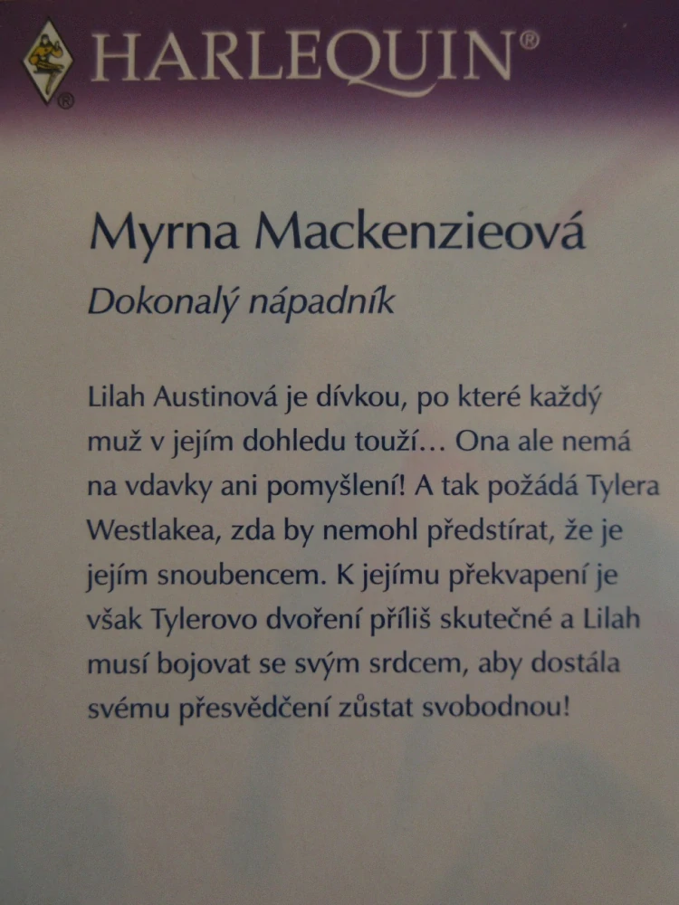 DOKONALÝ NÁPADNÍK, MYRNA MACKENZIEOVÁ, **an