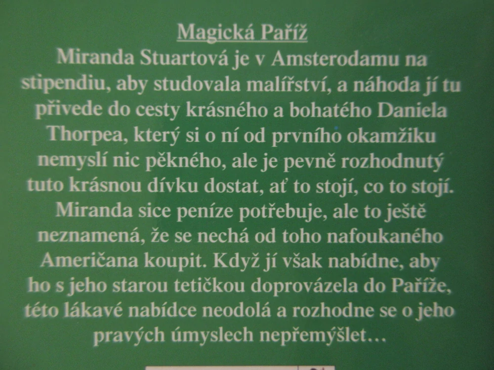 MAGICKÁ PAŘÍŽ, SANDRA MARTONOVÁ, **an