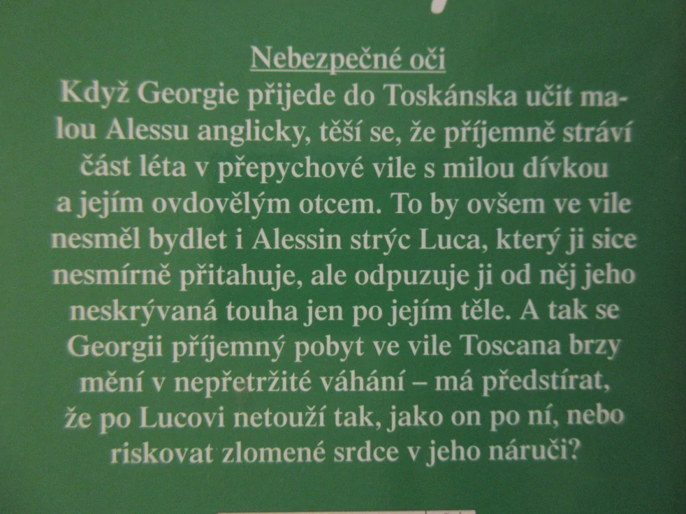 NEBEZPEČNÉ OČI, CATHERINE GEORGEOVÁ, **an