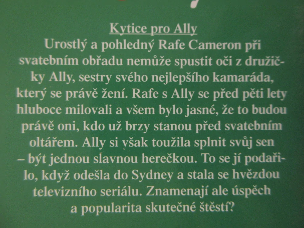 ANGLICKÁ NEVĚSTA, MARGARET WAYOVÁ, **an