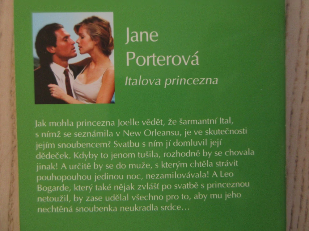 ITALOVA PRINCEZNA, JANE PORTEROVÁ, **an