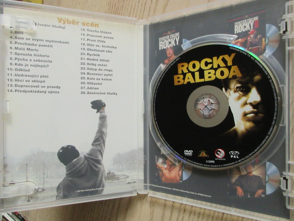 ROCKY BALBOA, S. STALLONE, DVD FILM