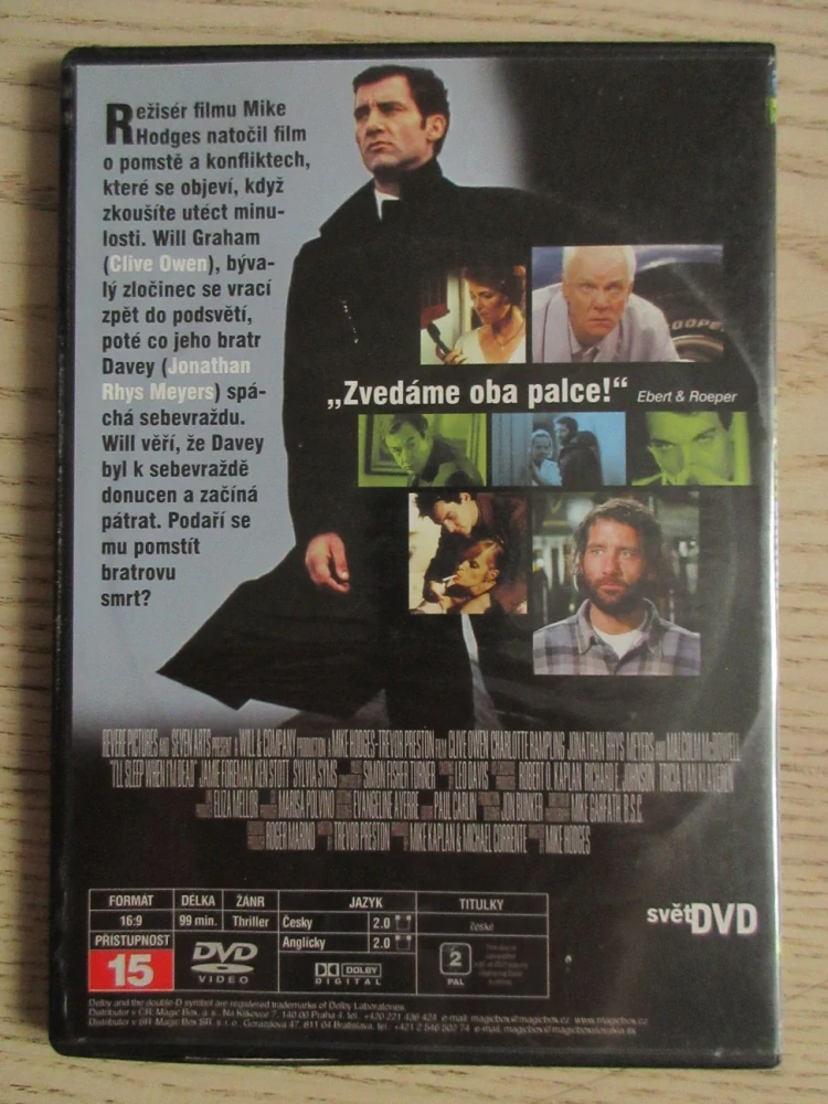 POMSTA BRATRA, CH. RAMPLING, C. OWEN, DVD FILM
