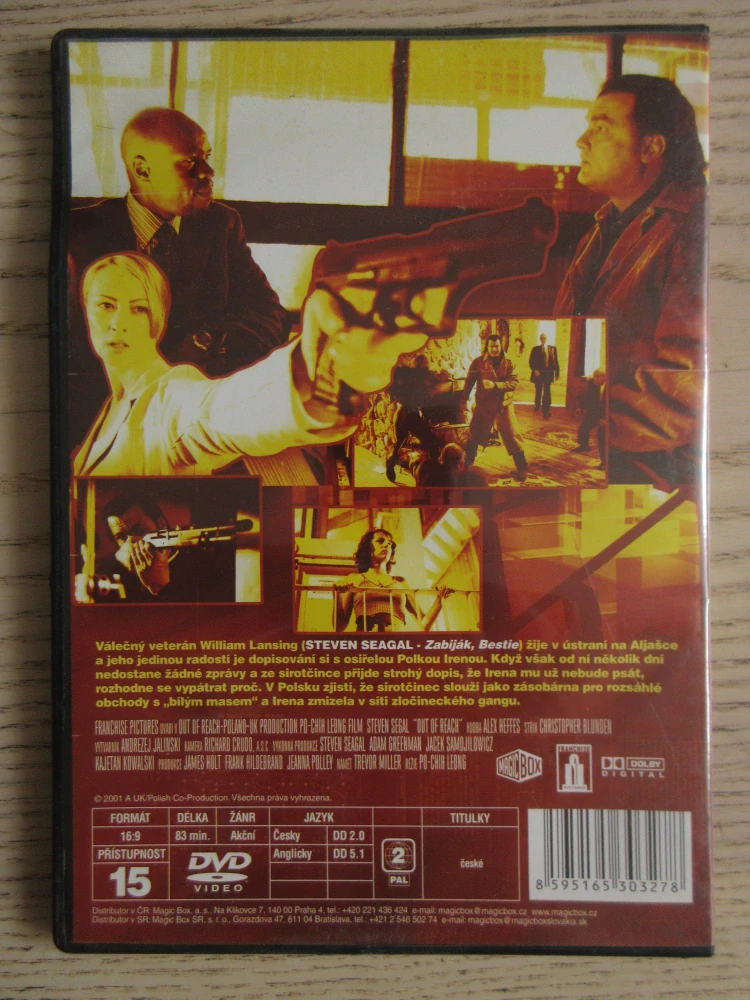 POSLEDNÍ MISE, S. SEAGAL, DVD FILM