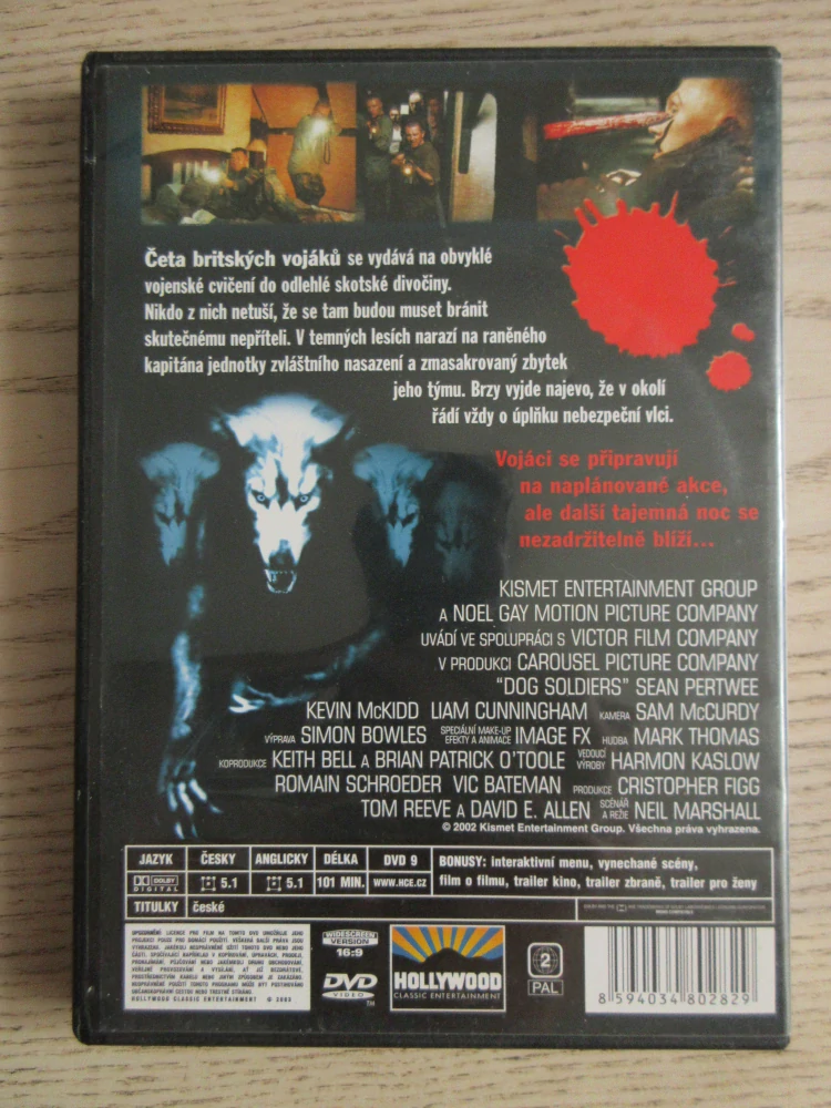 PSÍ VOJÁCI, S. PERTWEE, K. MCKIDD, DVD FILM
