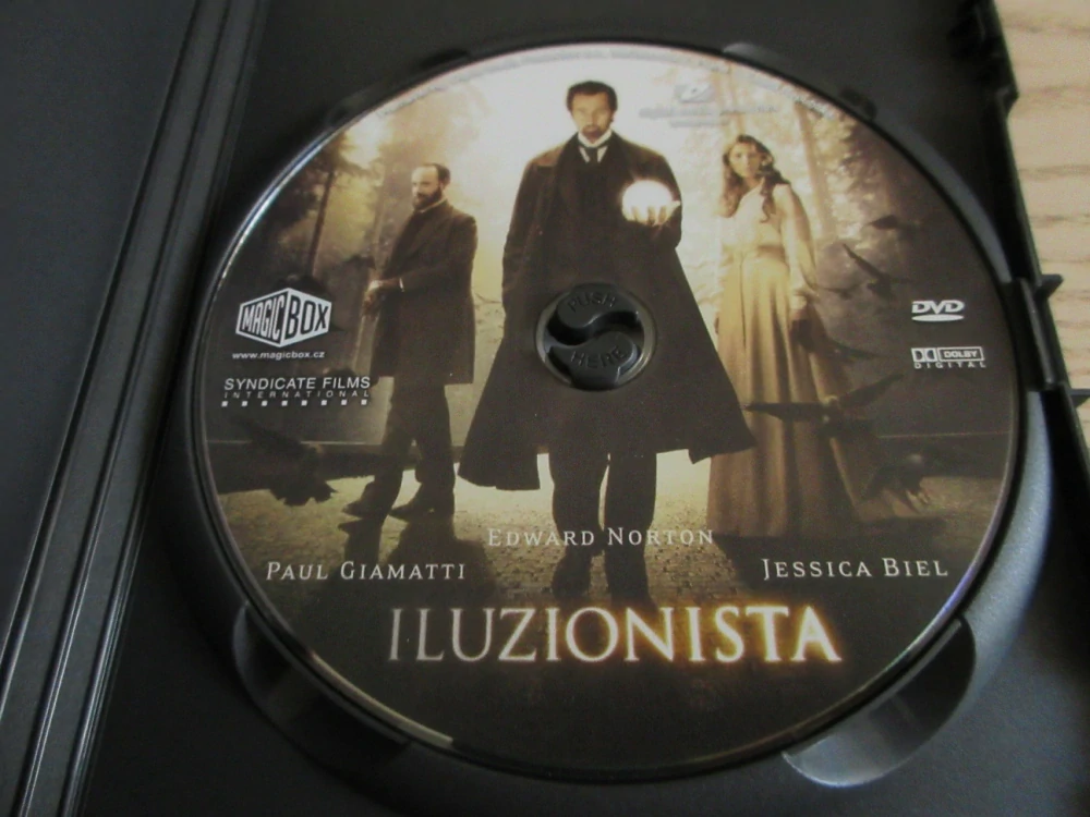 ILUZIONISTA, E.NORTON, GB OBAL, ČESKÁ VERZE, DVD FILM