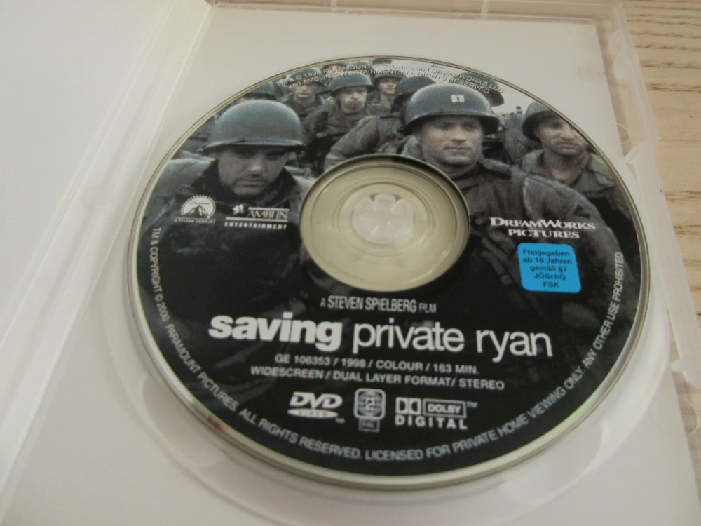 ZACHRAŇTE VOJÍNA RYANA, GB OBAL, ČESKÉ TITULKY, R: S. SPIELBERG, DVD FILM