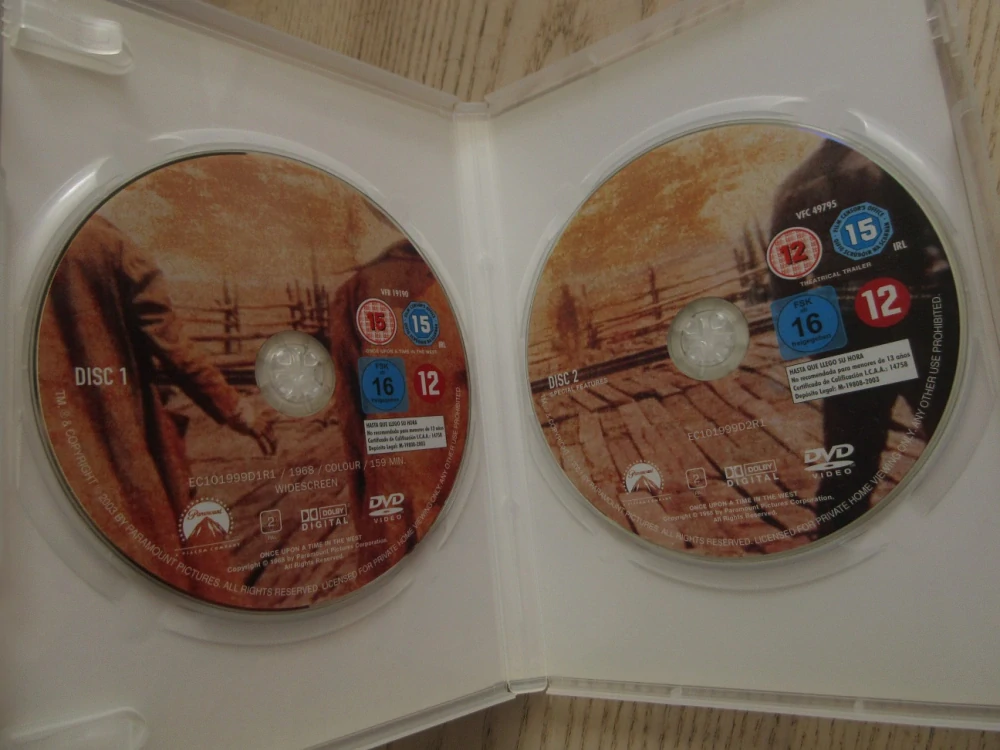TENKRÁT NA ZÁPADĚ, C. CARDINALE, H. FONDA, CH. BRONSON, 2X DVD FILM 