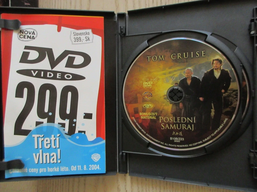 POSLEDNÍ SAMURAJ, T. CRUISE, 2X DVD FILM