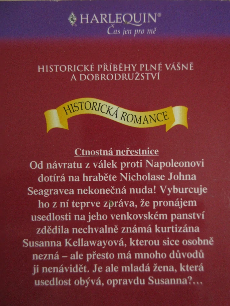 CTNOSTNÁ NEŘESTNICE, NICOLA CORNICKOVÁ, **an