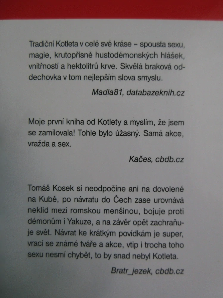 POSLEDNÍ TANGO V HAVANĚ, FRANTIŠEK KOTLETA, **an