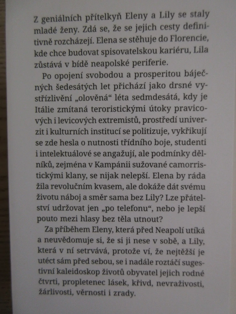 GENIÁLNÍ PŘÍTELKYNĚ, 3. DÍL, ELENA FERRANTE, **an