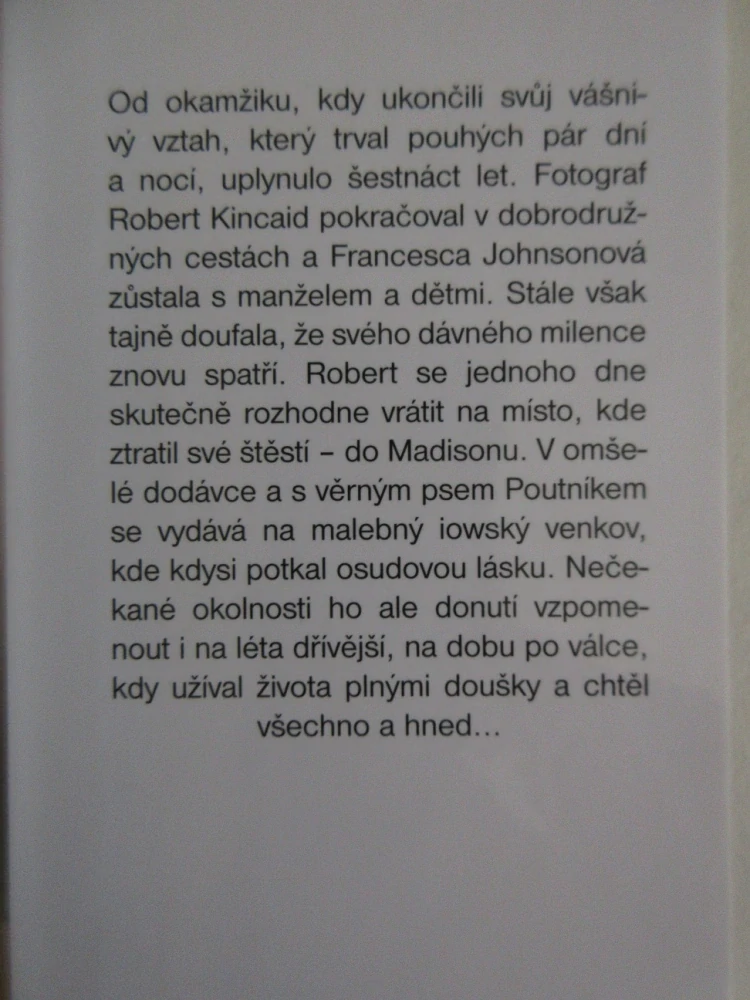 PRACH TISÍCE CEST, ROBERT JAMES WALLER, **an