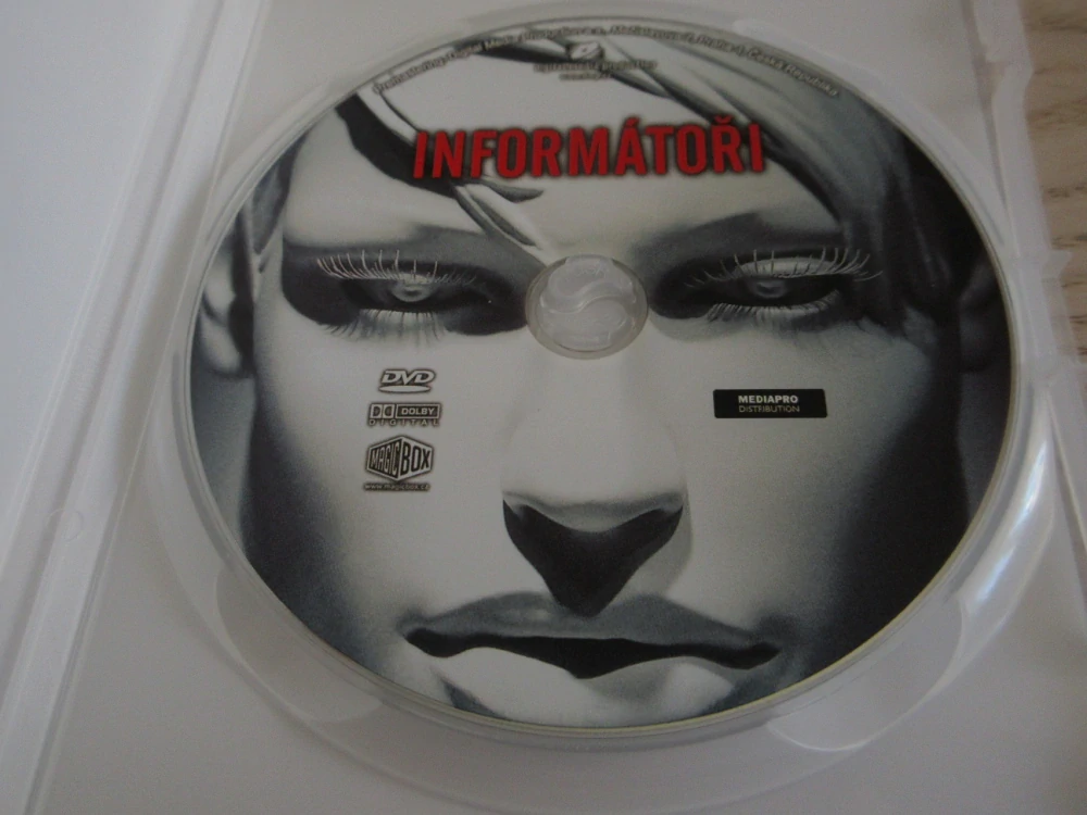 INFORMÁTOŘI, K.BASINGER, M.ROURKE, GB OBAL, ČESKÉ DVD FILM