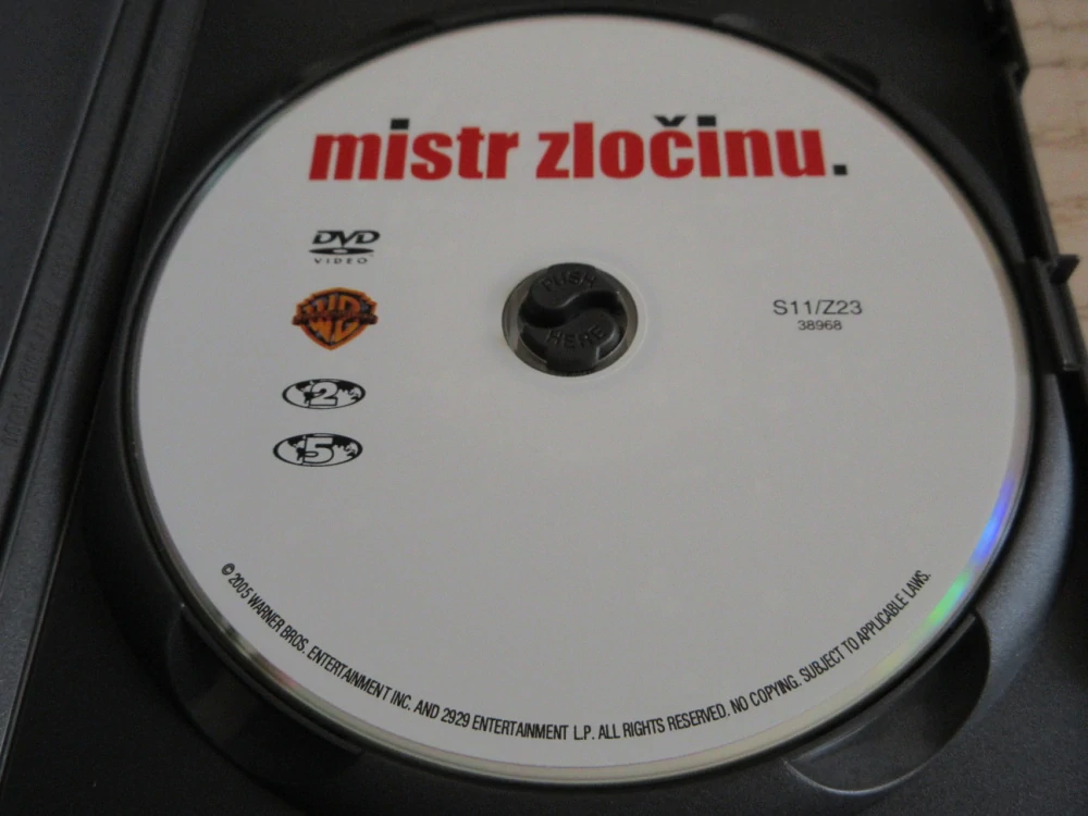MISTR ZLOČINU, J.C.REILLY, GB OBAL, ČESKÉ DVD FILM