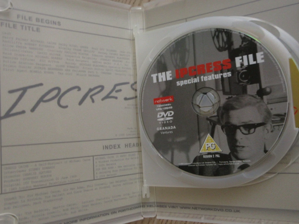 AGENT PALMER, PŘÍPAD IPCRESS, M.CAINE, GB OBAL, 2X DVD ČESKY