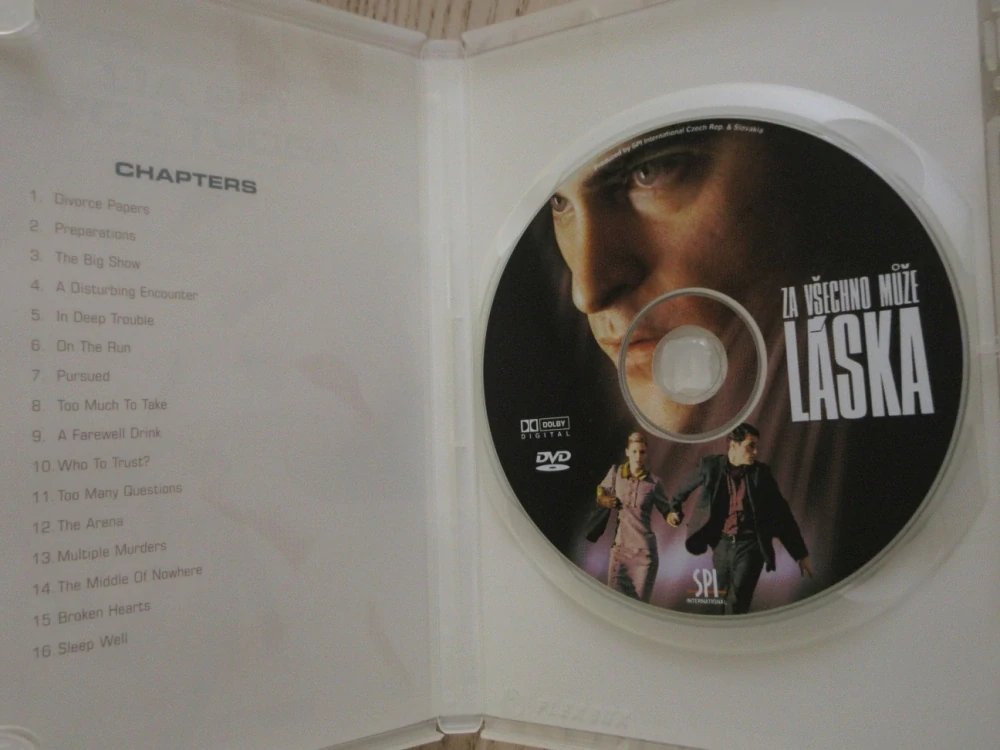 ZA VŠECHNO MŮŽE LÁSKA, J.PHOENIX, C.DANES, GB OBAL, DVD ČESKY