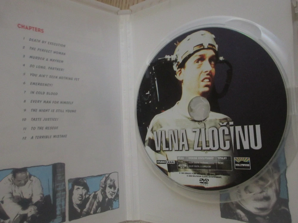 VLNA ZLOČINU, P.L.SMITH, B.JAMES, GB OBAL, DVD ČESKY