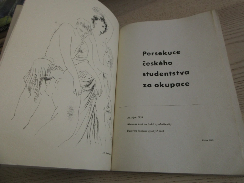 PERSEKUCE ČESKÉHO STUDENTSTVA ZA OKUPACE, 1945, **an