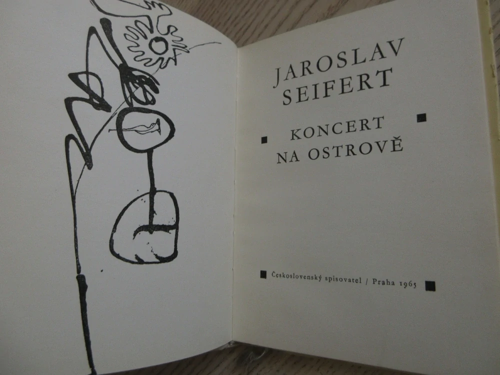 KONCERT NA OSTROVĚ, JAROSLAV SEIFERT, **an
