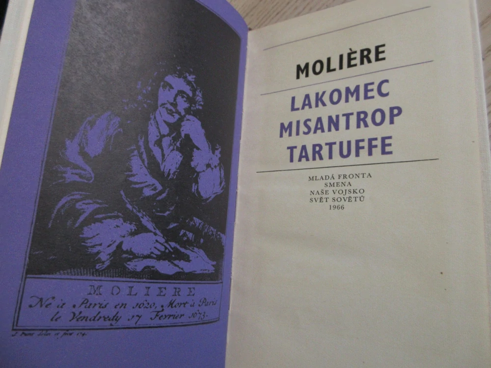 LAKOMEC, MISANTROP, TARTUFFE, MOLIERE, **an