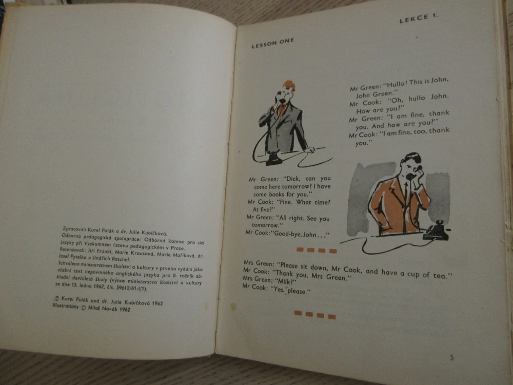 ANGLIČTINA PRO OSMÝ ROČNÍK ZÁKLADNÍ DEVÍTILETÉ ŠKOLY, KAREL POLÁK, JULIE KUBÍČKOVÁ, 1962, **an