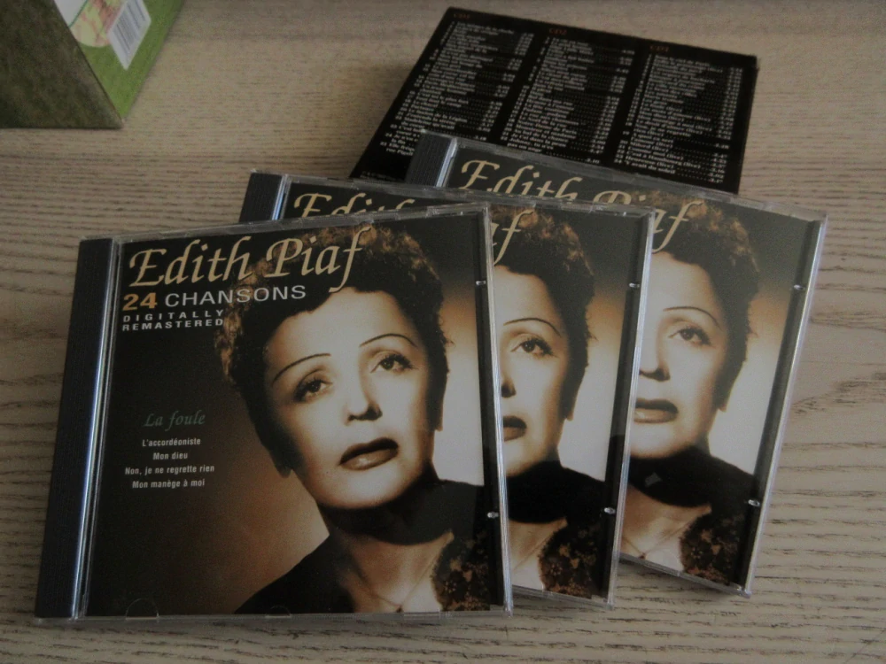 EDITH PIAF, CHANSON, 3X CD HUDBA