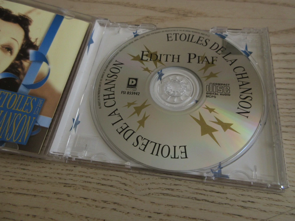 EDITH PIAF, ETOILES DE LA CHANSON, CD HUDBA