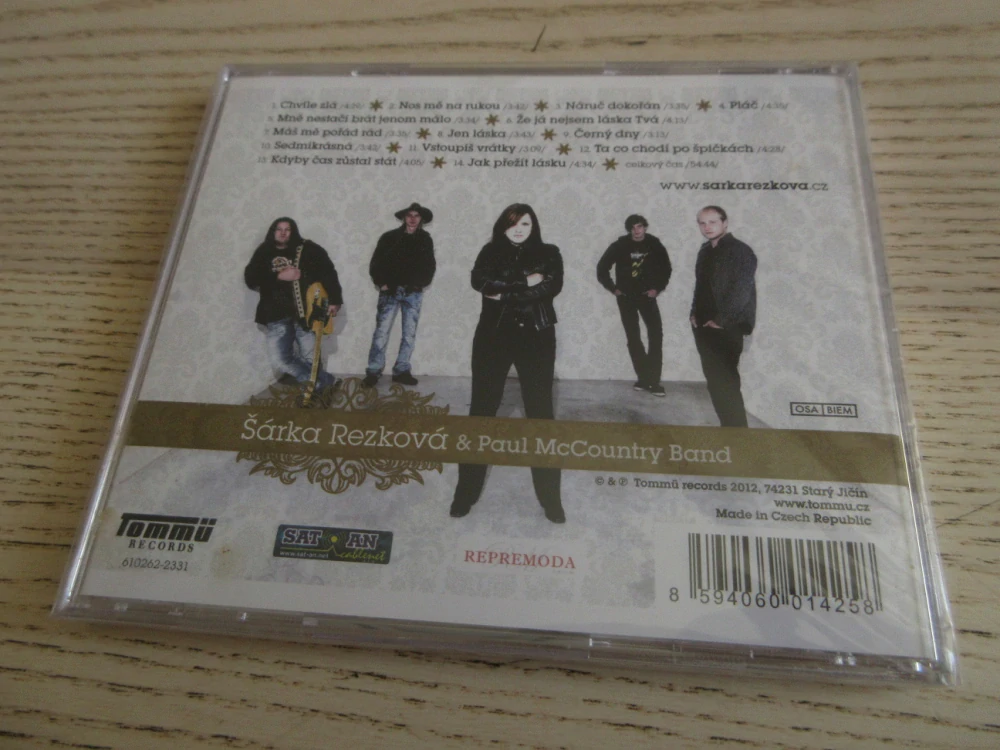 NOS MĚ NA RUKOU, ŠÁRKA REZKOVÁ, CD HUDBA