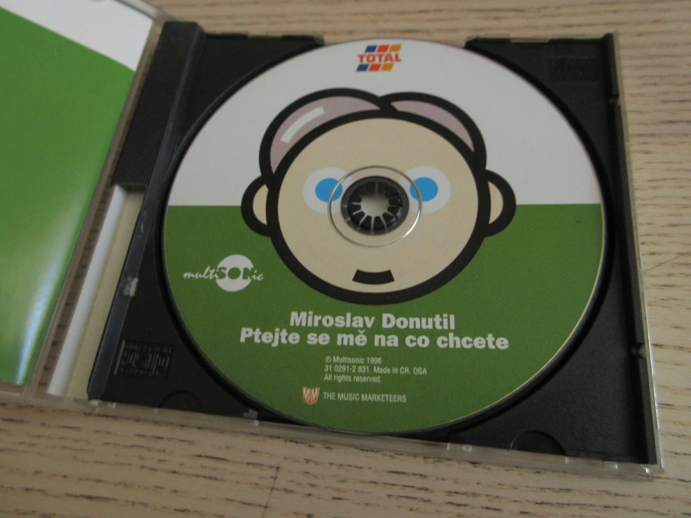 MIROSLAV DONUTIL, PTEJTE SE MĚ NA CO CHCETE, CD MLUVENÉ SLOVO