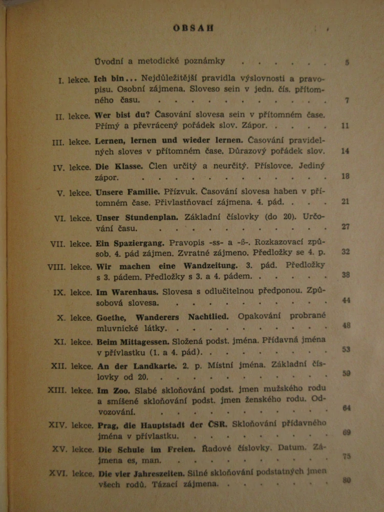 NĚMČINA PRO DEVÁTÝ POSTUPNÝ ROČNÍK, 1958, **an