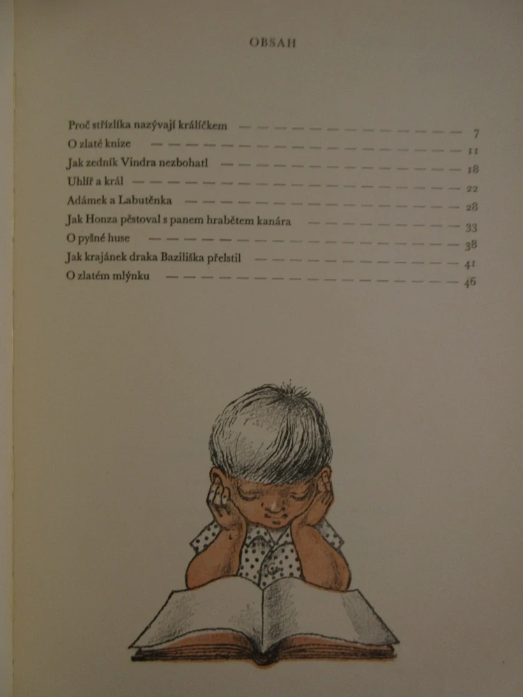 O ZLATÉM MLÝNKU A JINÉ POHÁDKY, MIROSLAV VÍZDAL, ANTONÍN ROBEK, **an