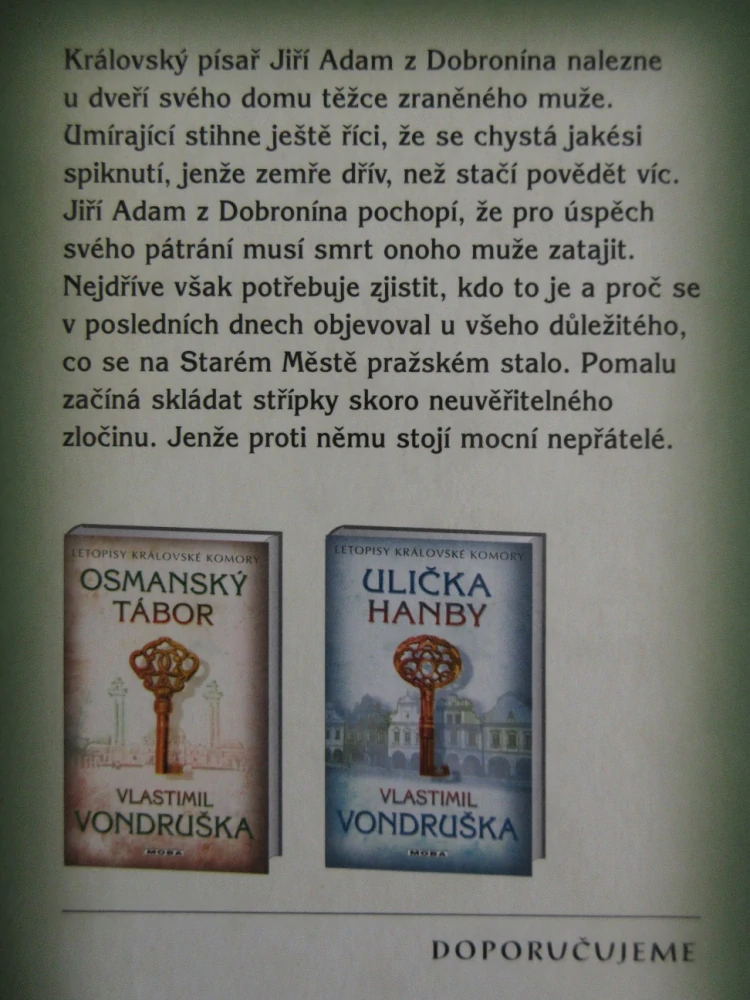 MRTVÝ POSEL, VLASTIMIL VONDRUŠKA, **an