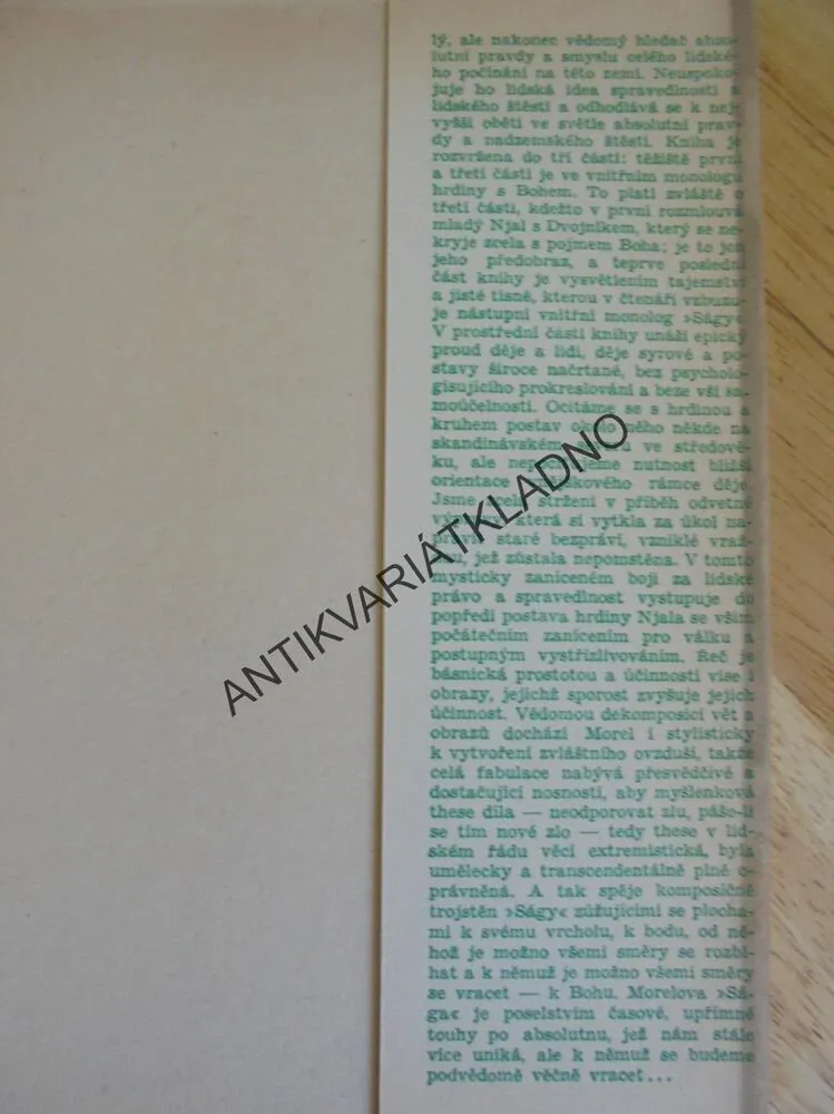 SÁGA, ROBERT MOREL, 1947, NÁBOŽENSTVÍ, **an