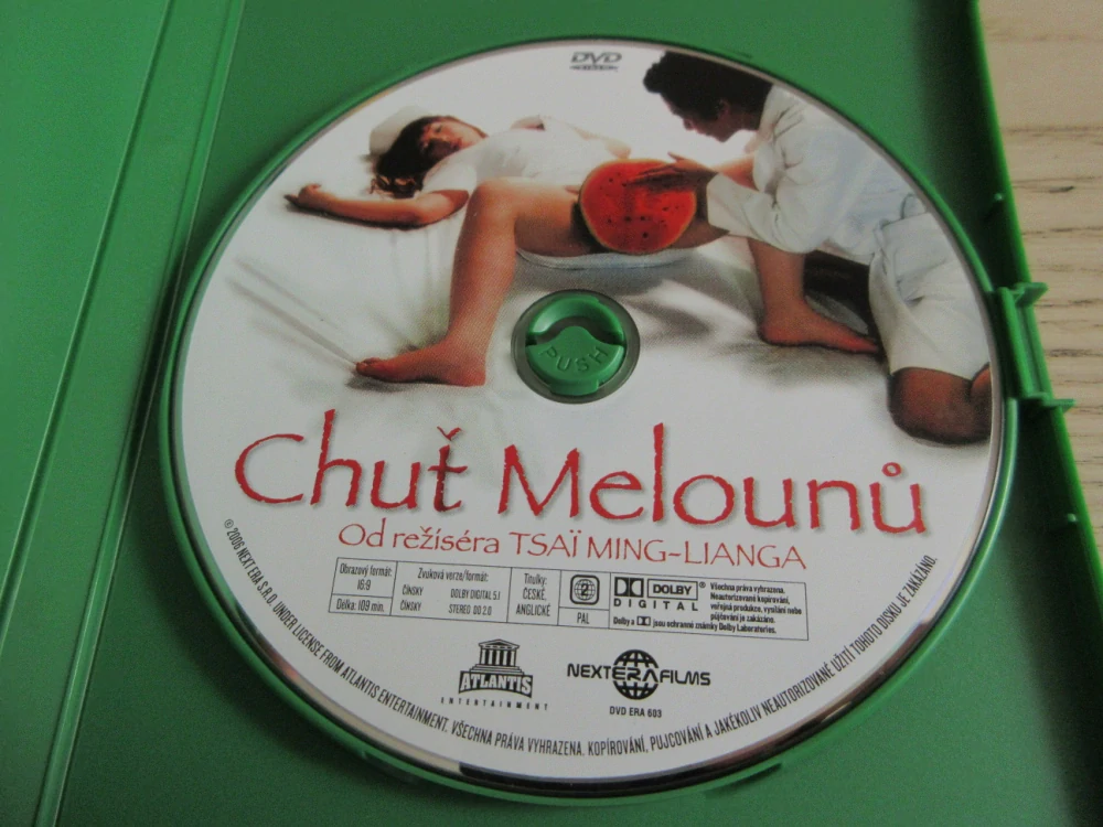 CHUŤ MELOUNŮ, R: T. MING-LIANG, GB OBAL, ČESKÉ DVD FILM