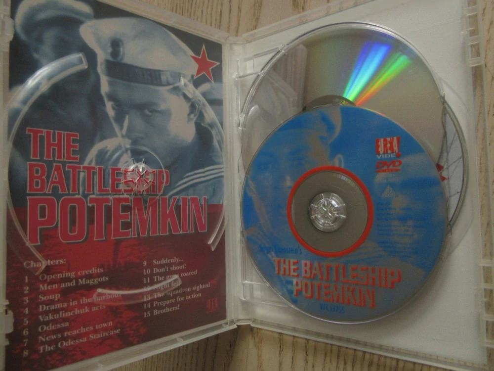 KŘIŽNÍK POTĚMKIN, EJZENŠTEJN, GB OBAL, ČESKÁ VERZE, 3X DVD FILM