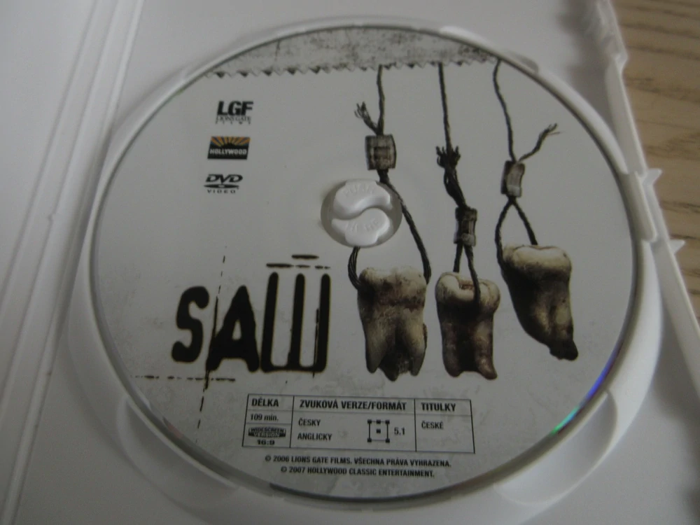 SAW 3, GB OBAL, ČESKÉ DVD FILM