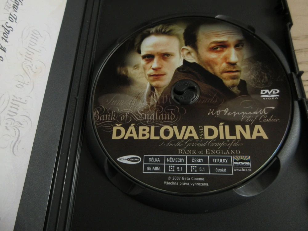 ĎÁBLOVA DÍLNA, GB OBAL, ČESKÉ DVD FILM