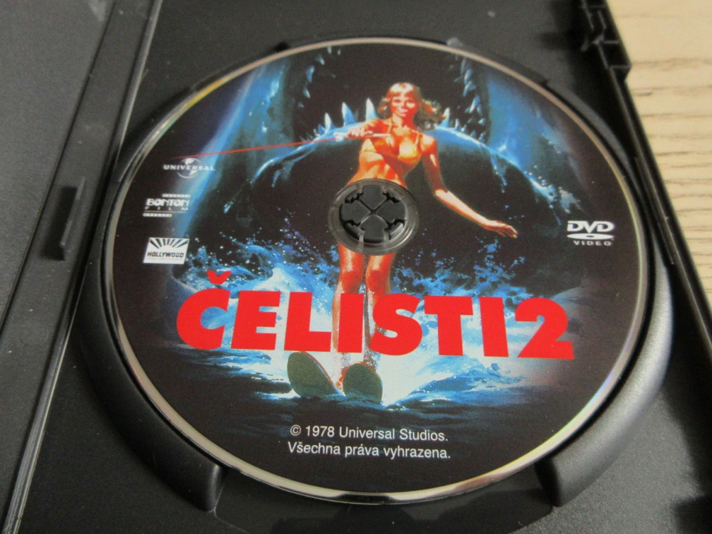 ČELISTI 2, R. SCHEIDER, L. GARY, GB OBAL, ČESKÉ DVD FILM