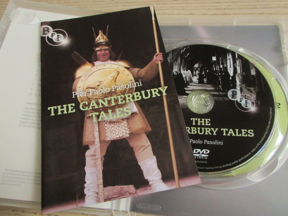 CERTERBURSKÉ POVÍDKY, PASOLINI, GB OBAL, ČESKÁ VERZE, 2XDVD FILM, FILM BOOK