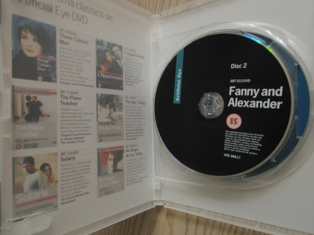 FANNY A ALEXANDER, I.BERGMAN, GB OBAL, ČESKÉ TIT., 3XDVD FILM