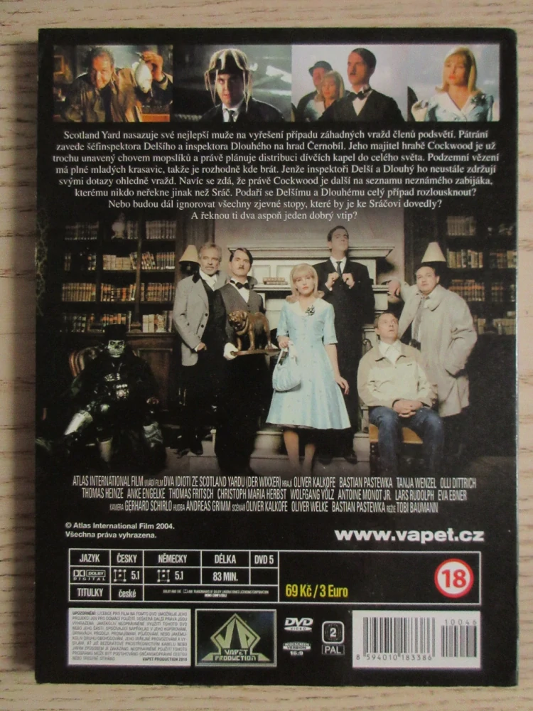 DVA IDIOTI ZE SCOTLAND YARDU, DVD FILM