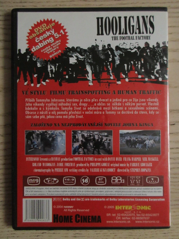 HOOLIGANS: THE FOOTBAL FACTORY, D. DYER, F. HARPER, DVD FILM