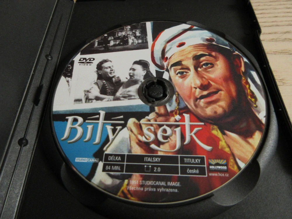 BÍLÝ ŠEJK, A.SORDI, FELLINI, GB OBAL, ČESKÁ VERZE, DVD FILM