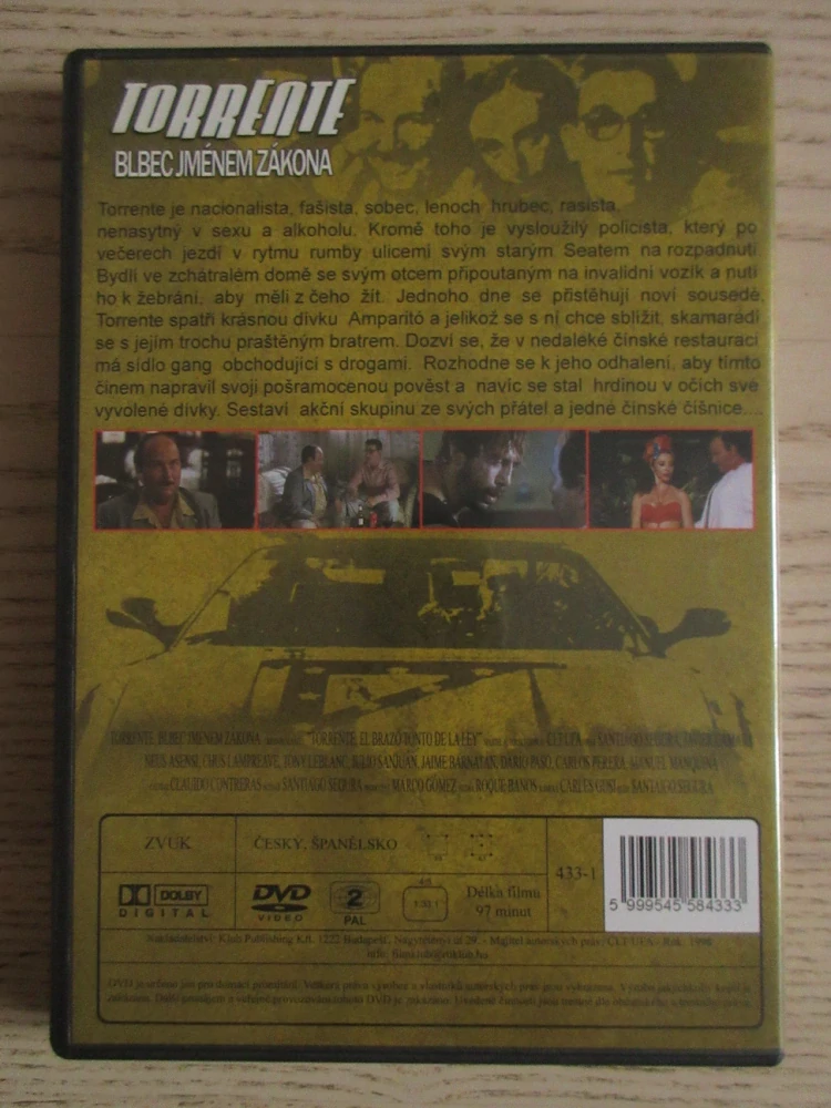 TORRENTE: BLBEC JMÉNEM ZÁKONA, J. CÁMARA, T. LEBLANC, DVD FILM