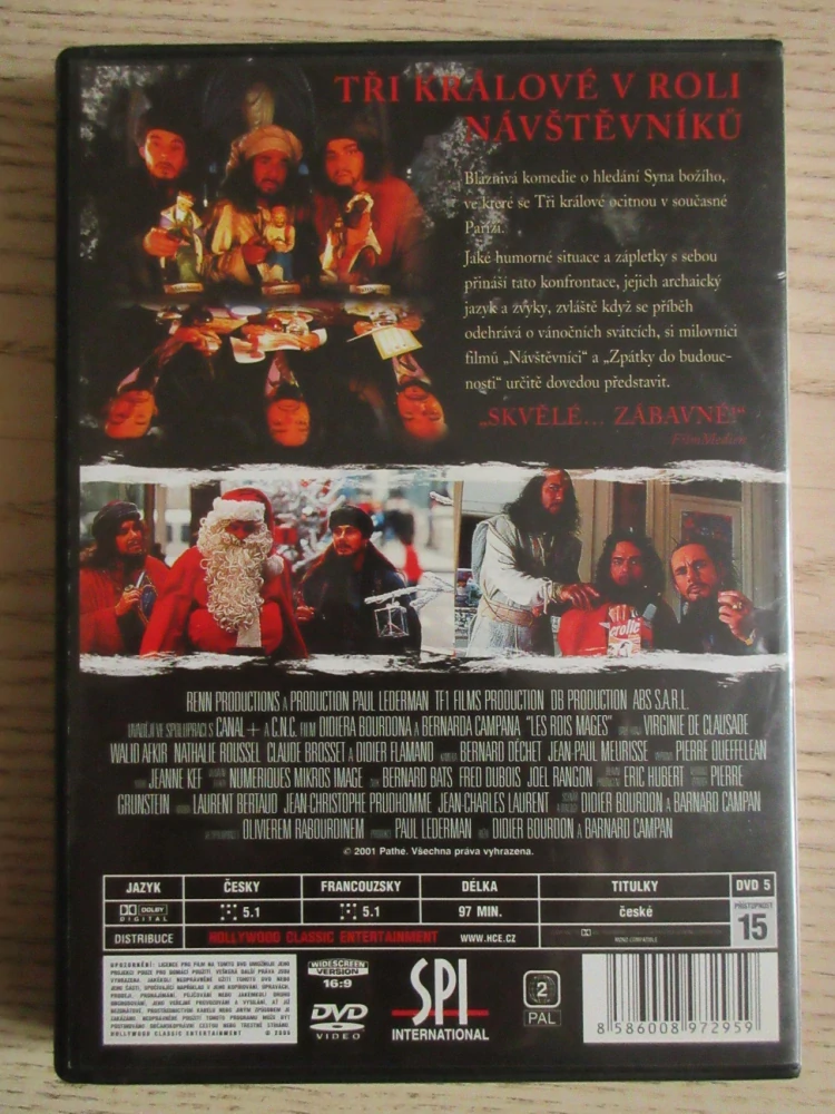 TŘI KRÁLOVÉ, M. CAMPAN, B. BOURDON, DVD FILM