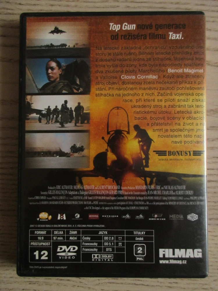 SKY FIGHTERS, AKCE V OBLACÍCH, B. MAGIMEL, C. CORNILLAC, DVD FILM