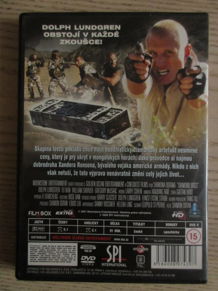 DIAMANTOVÍ PSI, D. LUNDGREN, W. SHRIVER, DVD FILM