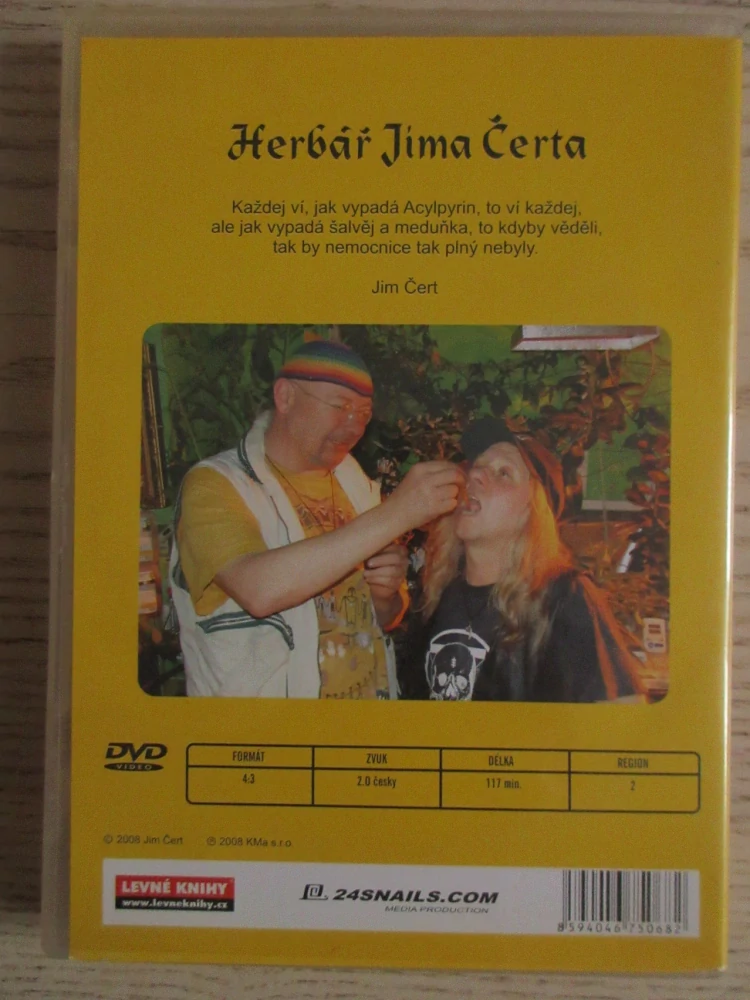 HERBÁŘ JIMA ČERTA, DVD FILM