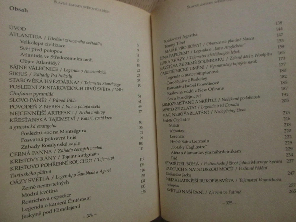 SLAVNÉ ZÁHADY SVĚTOVÝCH DĚJIN, ALAN BAKER, **an